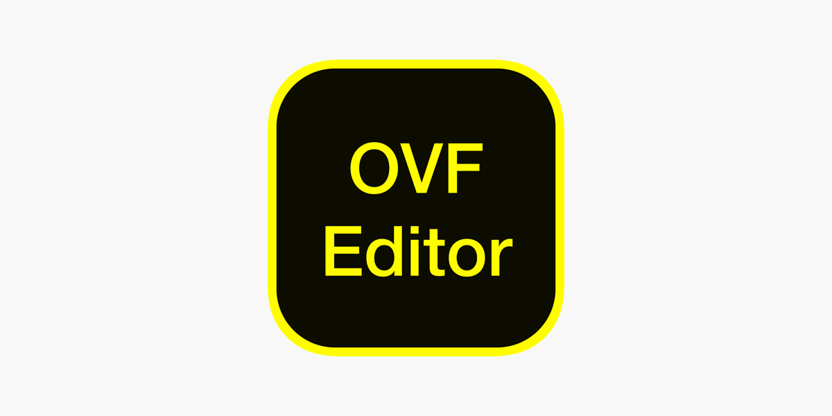 OVF Editor on the App Store